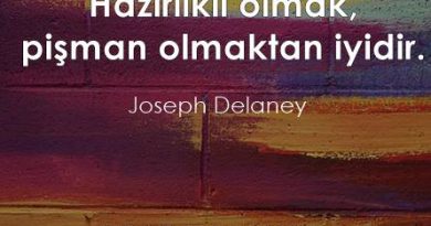 hazırlıklı olmak pişman olmak joseph delaney