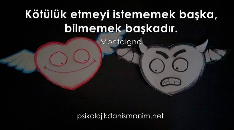 kötülük nedir montaigne sözleri kötülük çiçekleri