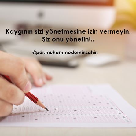 sınav kaygısı, kaygı ile baş etme yolları